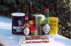 Ingredients for jalapeno almonds