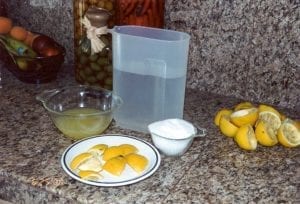 Lemonade ingredients