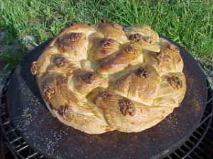 Kolach after baking