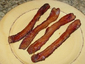 Pig candy on a plate