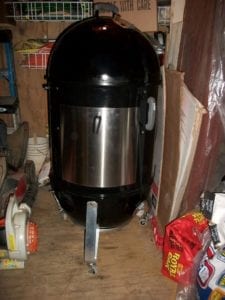 Weber handles mounted vertically