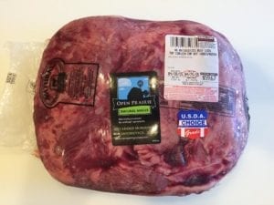 7.66 lb USDA Choice CAB top sirloin roast