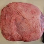 Untrimmed top sirloin roast