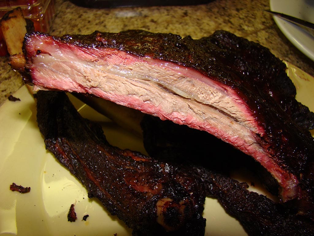 Beef Back Ribs In Pink Butcher Paper - The Virtual Weber Bullet