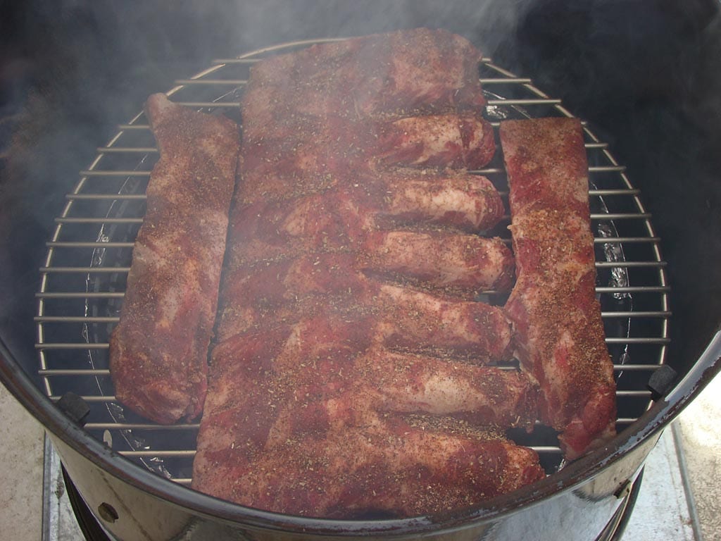 Beef Back Ribs In Pink Butcher Paper - The Virtual Weber Bullet