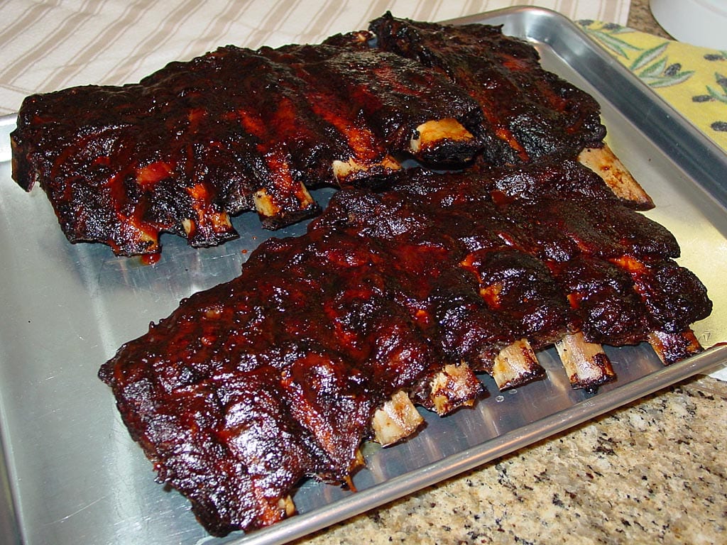 Beef Back Ribs In Pink Butcher Paper - The Virtual Weber Bullet