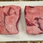 Untrimmed beef chuck short ribs