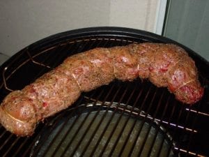 Tenderloin after 1 hour of cooking