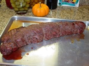 Tenderloin after a 10 minute rest