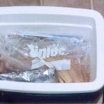 Chicken in a cooler