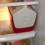 Medium cooler in the refrigerator