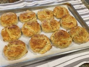 A dozen Black Pepper Biscuits