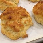 Close-up of a drop biscuit