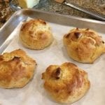 Close-up of Secret Ingredient biscuits with butter