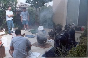 Firing up the cookers