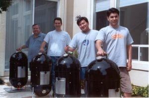 The four WSM pitmasters