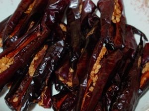 Close-up of chipotles