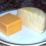 Smoked cheddar and gouda cheeses