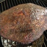 Brisket flat at 165*F internal temp