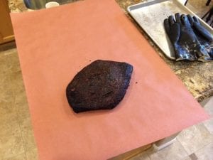 Ready to wrap the brisket flat