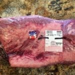 8 lb USDA Choice brisket flat in Cryovac