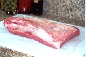 Whole trimmed brisket