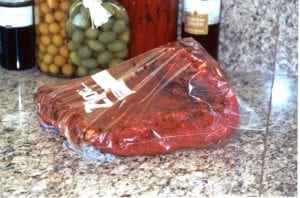 Brisket in 2 gallon Ziploc bag