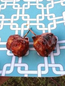 Finished, sauced, tasty moinks