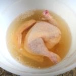 Chicken in brine solution