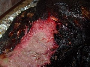 Smoke ring in chuck roll