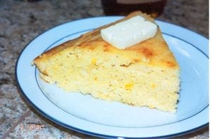 Slice of Sour Cream Cornbread