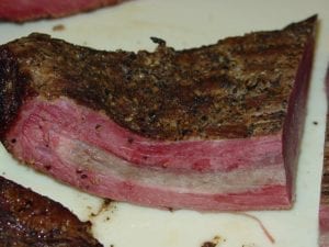 Pastrami with uncured center