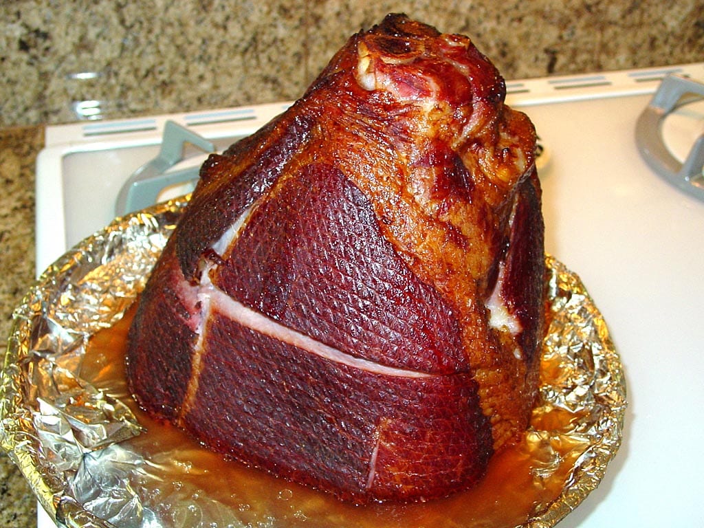 Ham after heating in WSM
