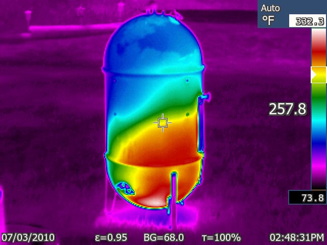 Close-up infrared photo of the WSM
