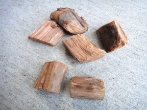 6 chunks of apple smoke wood