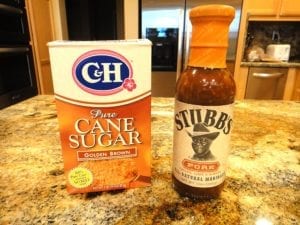 Pork butt foiling mixture