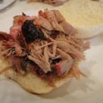 Pulled pork sandwich