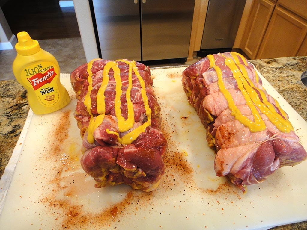 Pork Butts In Foil Pans - The Virtual Weber Bullet