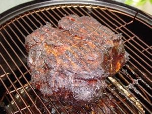 Pork butt after cooking