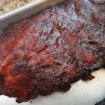 Close-up of spareribs