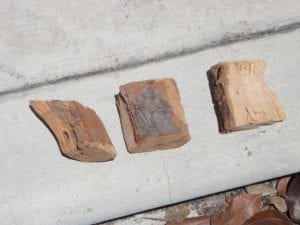 Three chunks of smoke wood