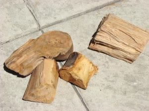 Apple and cherry smoke wood chunks