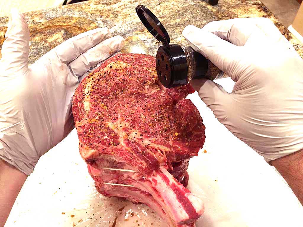 Standing Rib Roast - Montreal Steak Rub