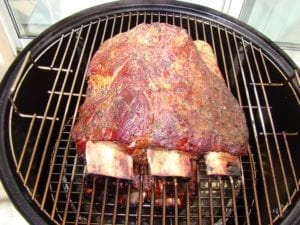 Short ribs after cooking for 3 hours