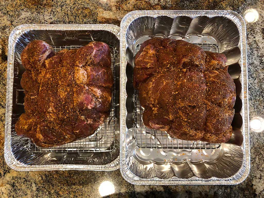 Simple foil trays for Weber cooking 