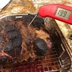 Pork butt hits target internal temperature