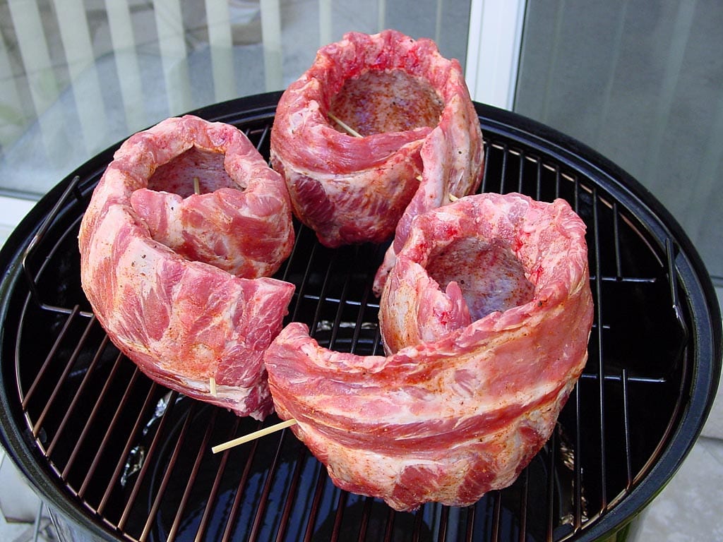 Rolled ribs increase cooking capacity