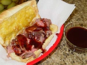 Tri-tip sandwich