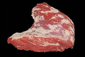 Trimmed tri-tip roast
