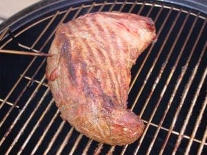 Tri-tip at 125°F internal temperature